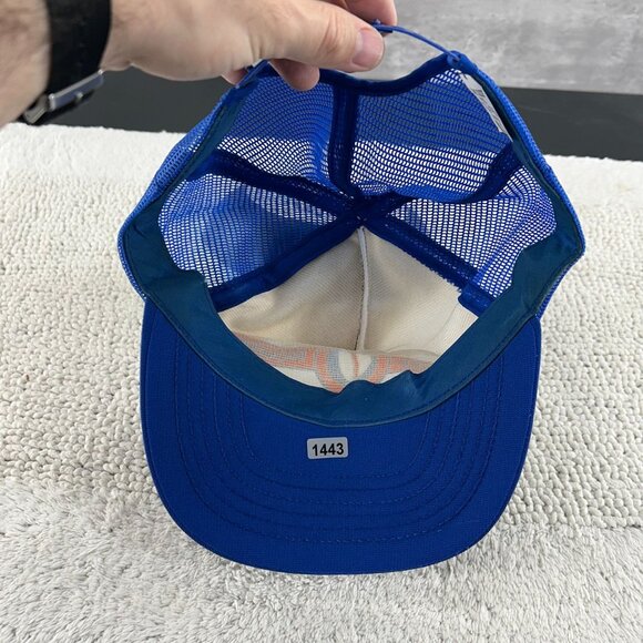 VINTAGE MAXWELL HOUSE MESH SNAPBACK TRUCKER HAT OSFA TWO TONE CAP COFFEE - Picture 6 of 7
